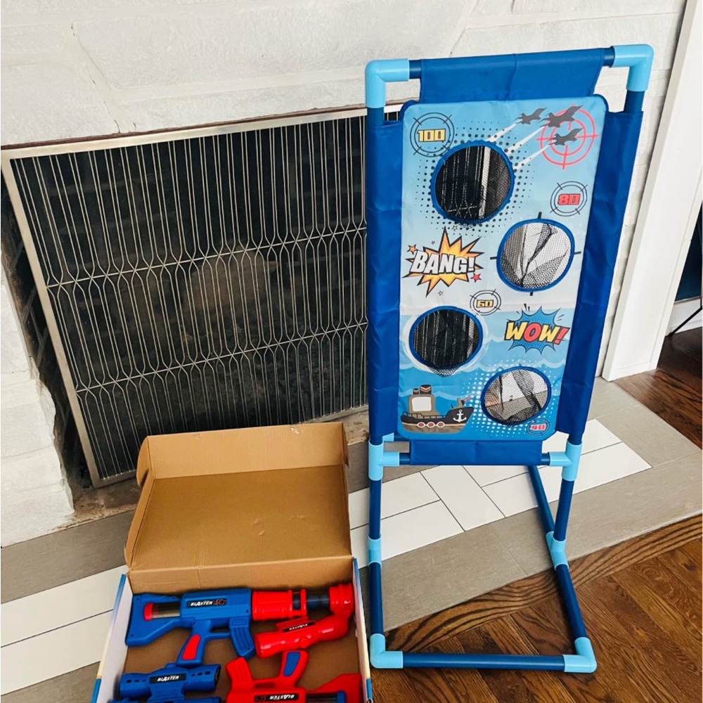 Blue Target Shooting Game for Kids